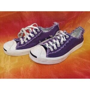 Converse Unisex Jack Purcell Purple Modern Low Sneakers Men Sz 5.5 Women Size 7